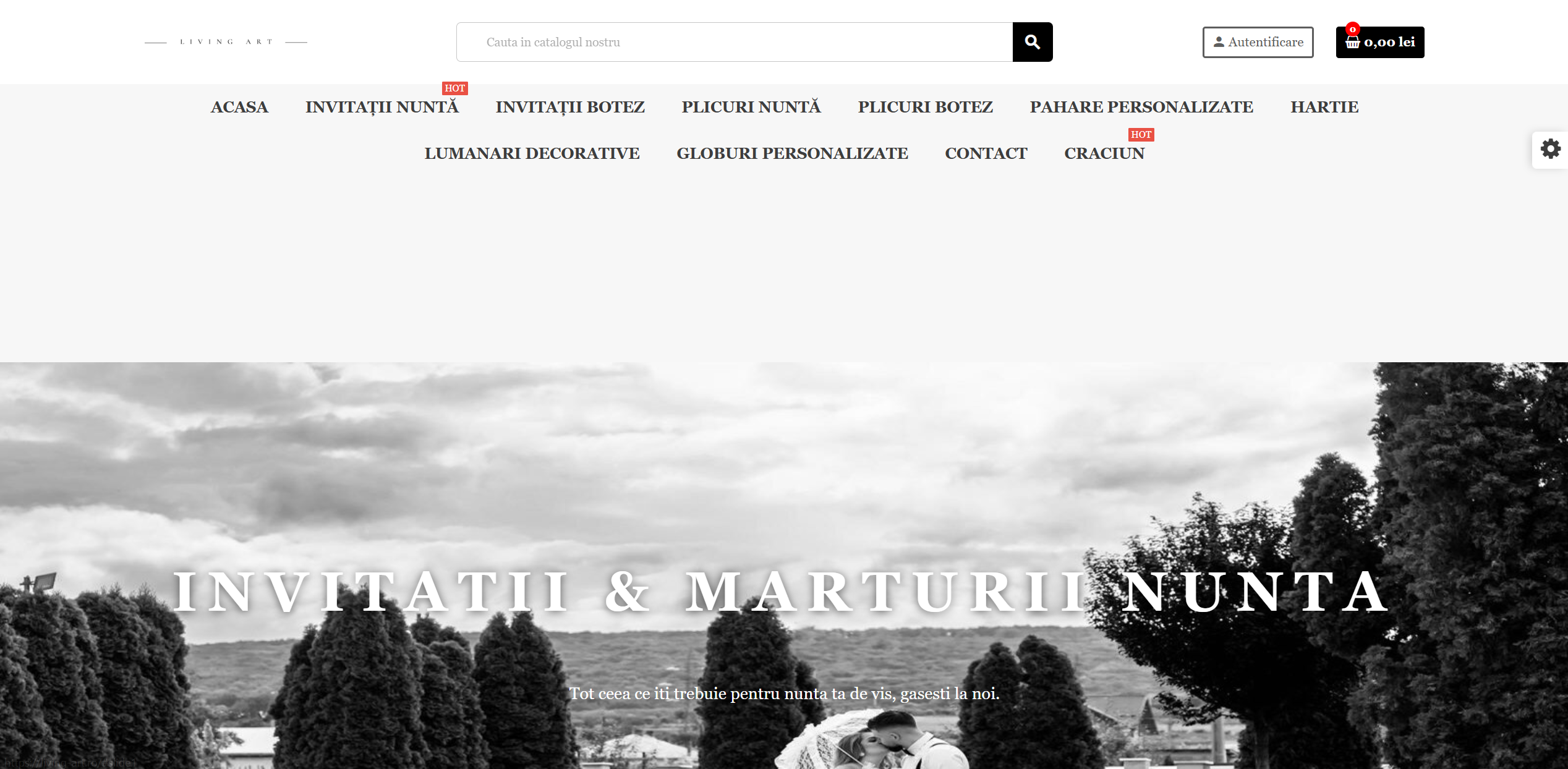 Living Art - Proiect Website