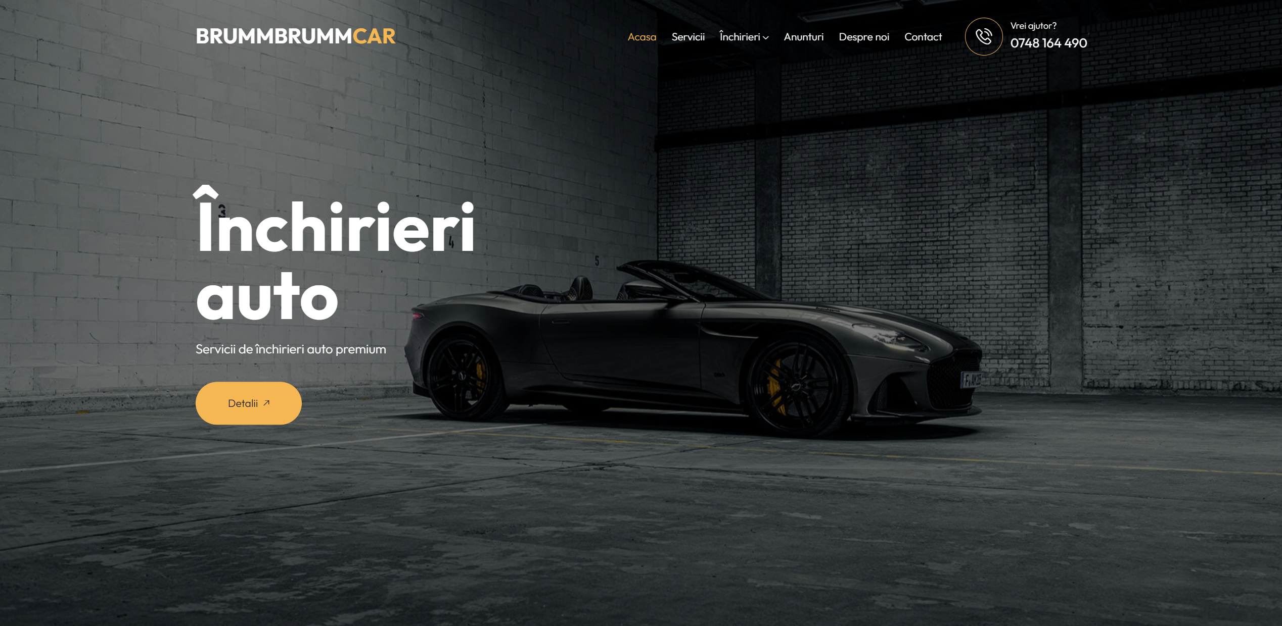 BrummBrumm Car - Proiect Website